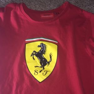 Red Ferrari Official Licensed Product shirt